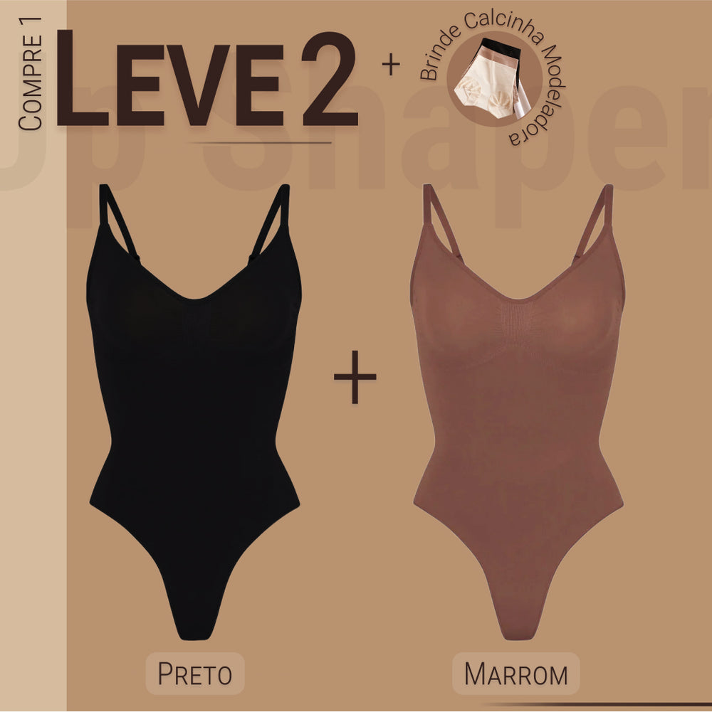 Body Shaper Modelador - Compre 1 e leve 2 PAGUE SOMENTE NA ENTREGA