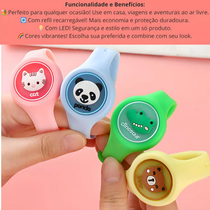 RELÓGIO REPELENTE LED CRIANÇAS - COMPRE 1 E LEVE 2 PAGUE SOMENTE NA ENTREGA